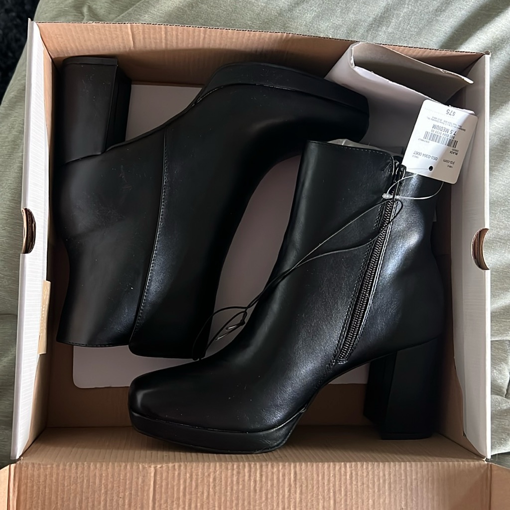 Nwt Black Boots (Women’s 7.5)